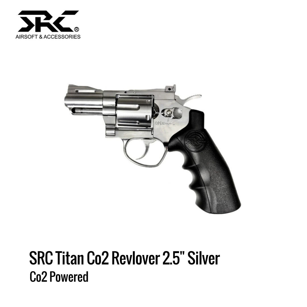 [해외] SRC Titan Co2 리볼버 2.5인치 실버