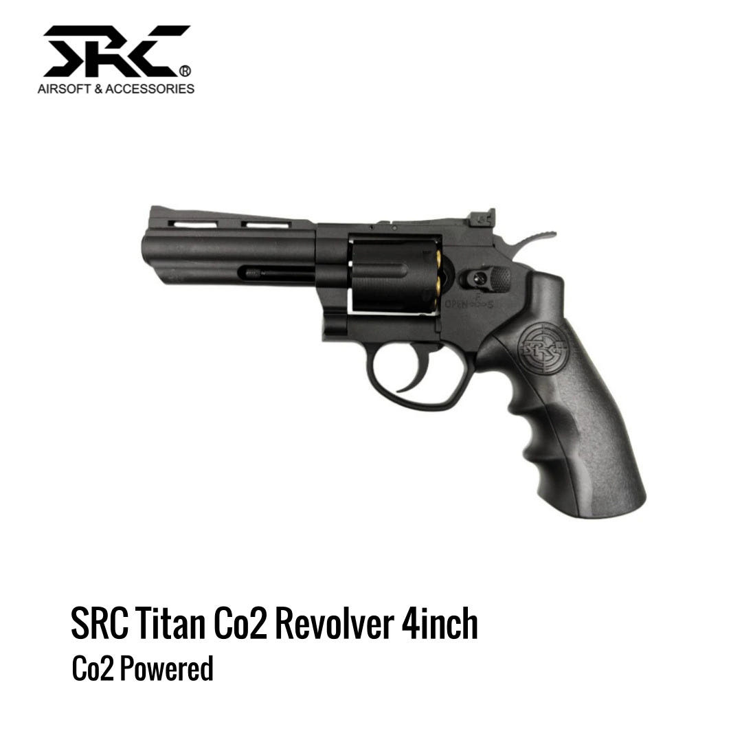 [해외] SRC Titan Co2 리볼버 4인치 블랙
