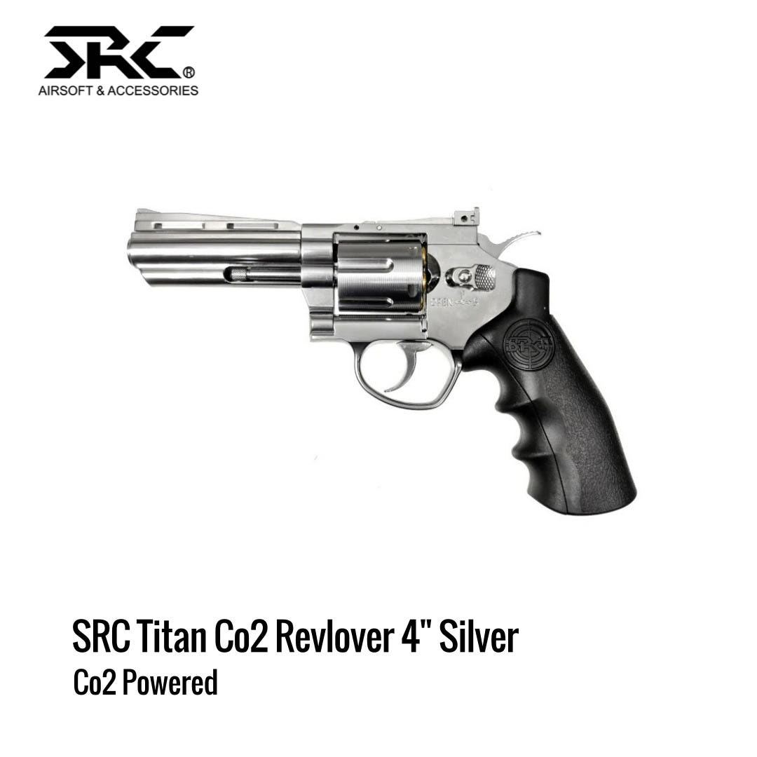 [해외] SRC Titan Co2 리볼버 4인치 실버