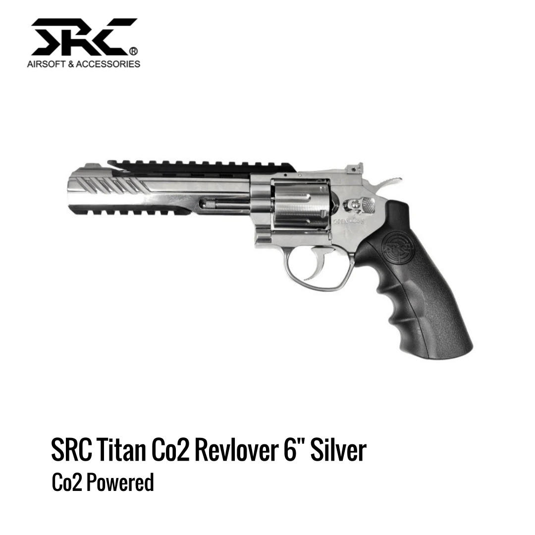[해외] SRC Titan Co2 리볼버 6인치 실버