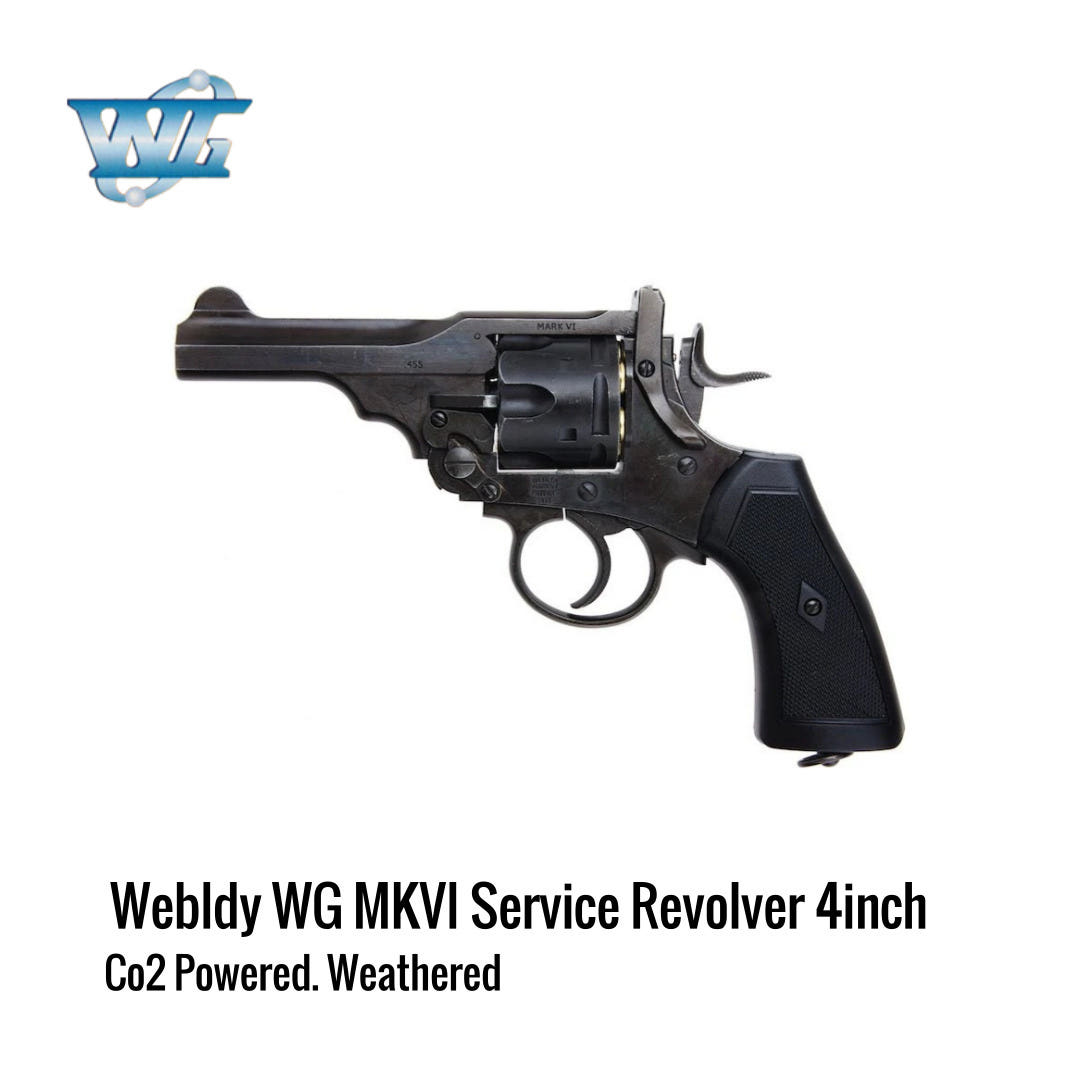 [해외] Webley WG MKVI Revolver Co2 리볼버 4인치 Weathered