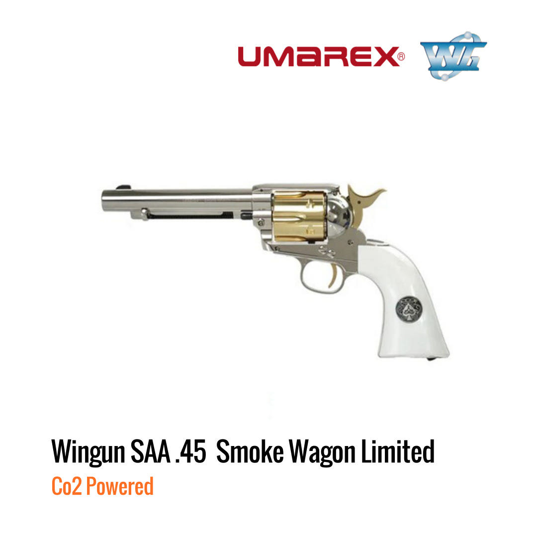 [해외] Umarex WG SAA .45 리볼버  Co2 Smoke Wagon Limited 풀메탈
